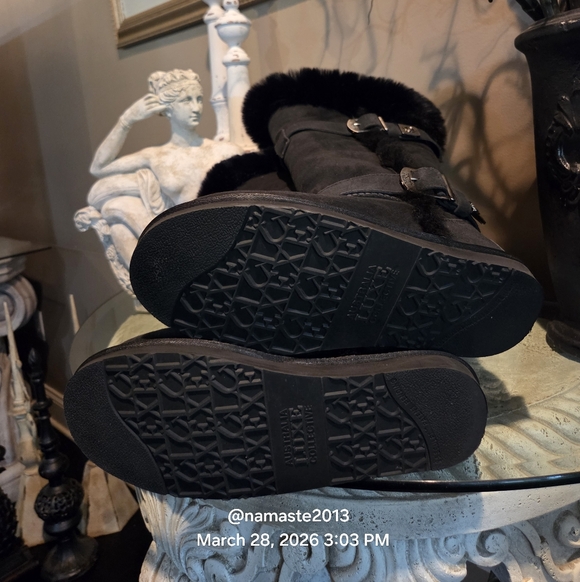 Australia Luxe Collective Tsar Tall Leather Sheepskin Boot #467 - Picture 14 of 15